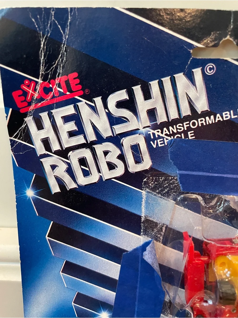 Vintage 1984 Gakken Henshin Robo Sphinx Die Cast Transforming Robot Japan- RARE